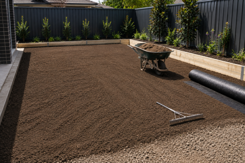 Turf or synthetic grass installation in Melbourne